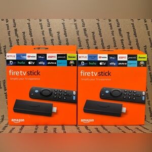 (2) Amazon Fire TV Stick 3rd Gen Voice Remote & TV Control - BRAND NEW